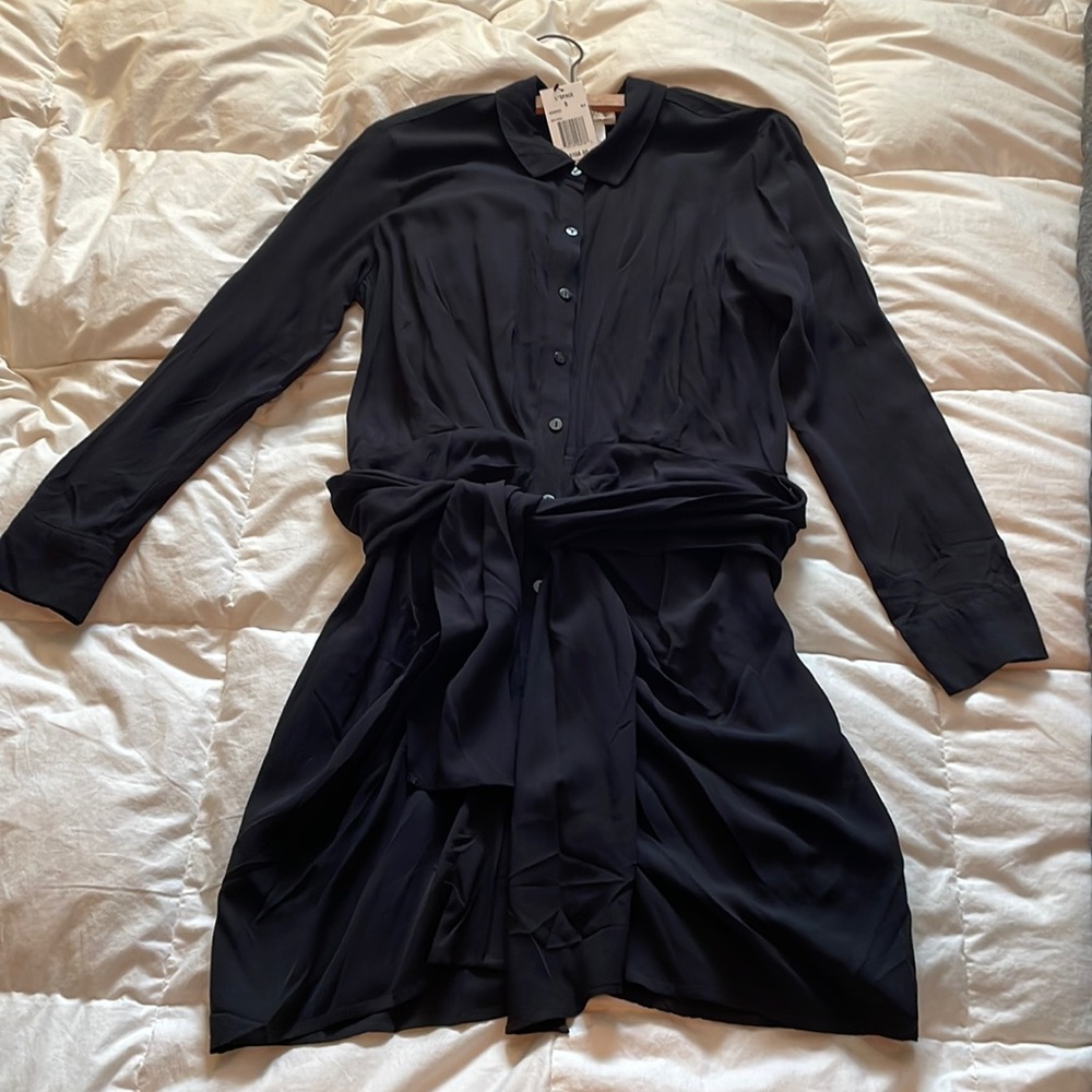L⭐️Space S/P black button down dress